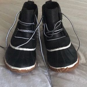 Sorel boots out n about